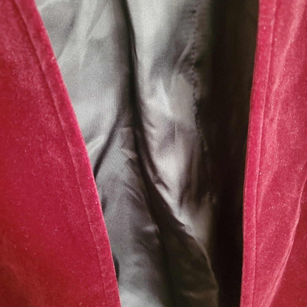 *NWT* PunkRave Elegant Burgundy Velvet Victorian Coat - Picture 10 of 16